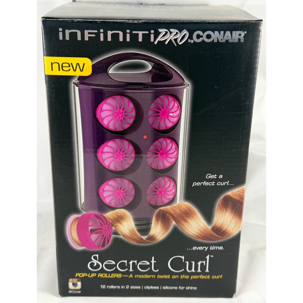 New in Box InfinitiPRO by Conair "Secret Curl" Hairsetter Model HS63